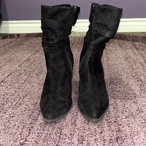 Black Heeled Ankle Boots